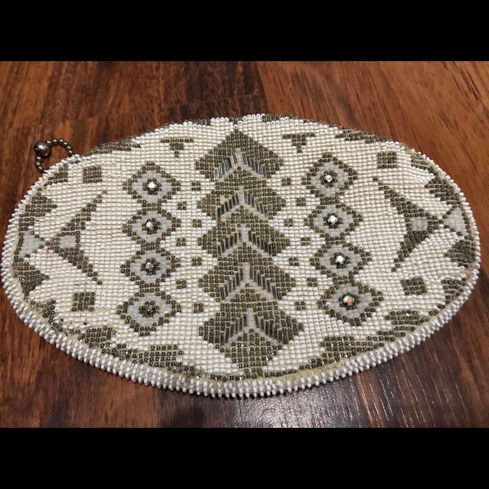 Handmade Czech beaded purse